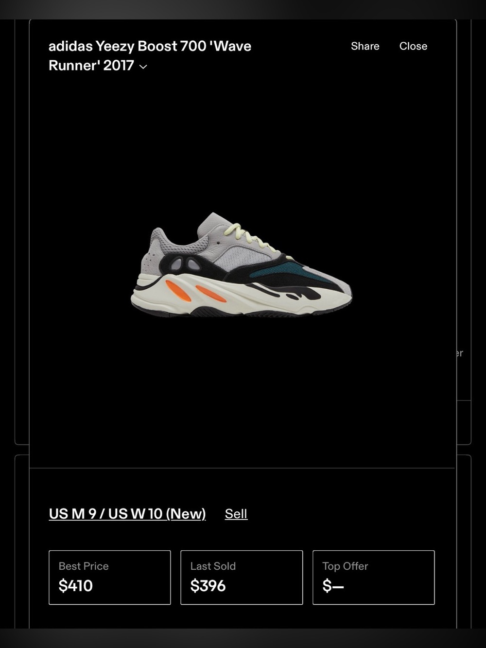 Adidas Yeezy Boost 700 ‘Wave Runner’ 2017